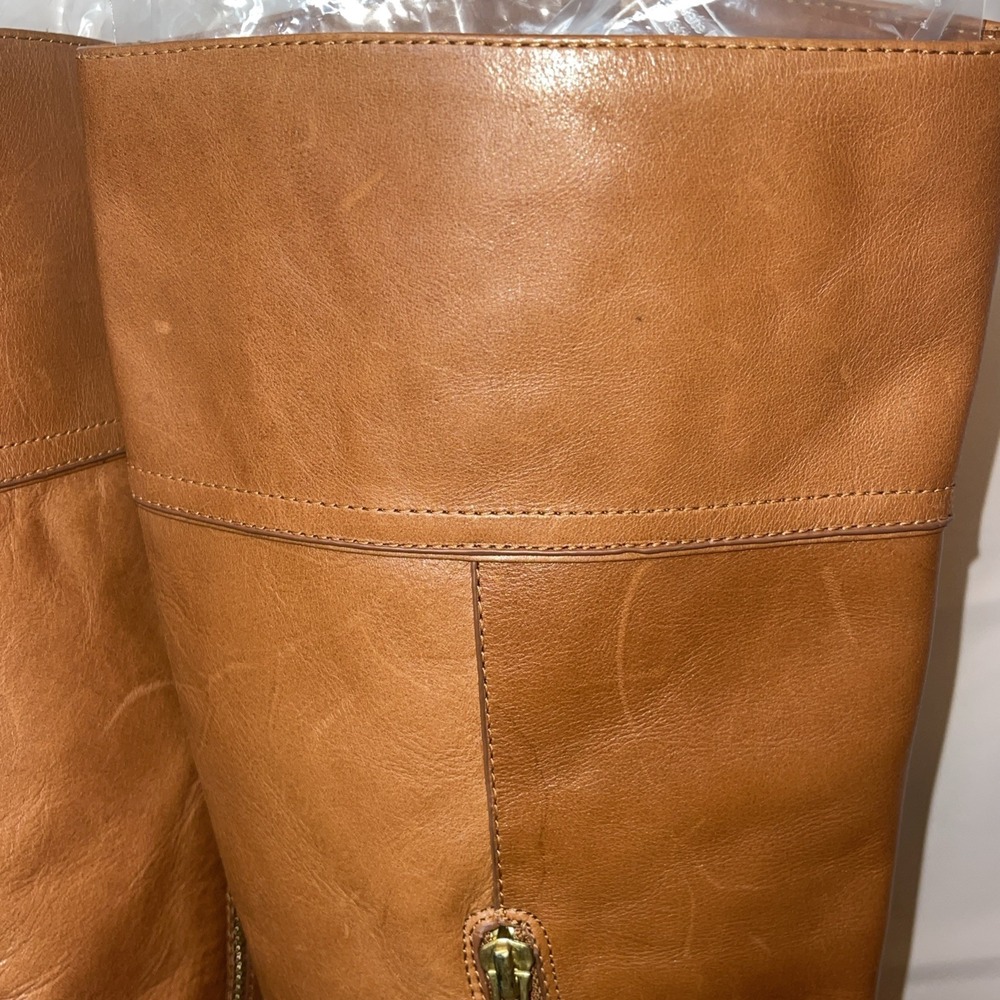COACH New York "Micha Calf" Leather Women's Boots CINNAMON Style-A6848 Size‎ 9MB - Picture 11 of 16